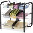 BreakCentral Giant Condiment Organizer - 9 Compartment(s) - 15.8" Height x 15.6" Width x 11.3" Depth - Black, Clear - Metal - 1Each