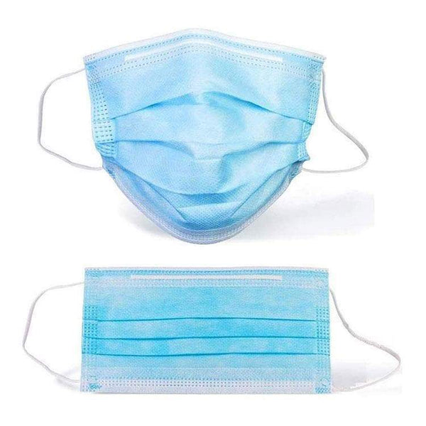 3 Ply DISPOSABLE FACE MASKS - Certified (50 count)