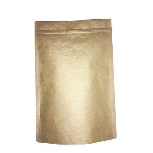 Brown Kraft Paper Coffee Bags w/ Reclosable Tin Tie - 100/Pack (1 lb.)