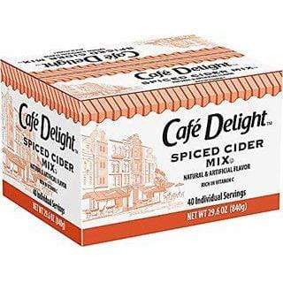 Cafe Delight Spiced Apple Cider - Single Serving Packets - 40ct Box