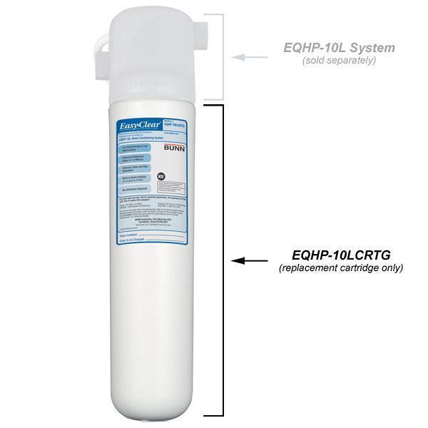 Bunn EQHP-10LCRTG Replacement Water Filtration Cartridge -- 39000.1001