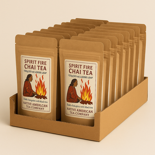 Spirit Fire Chai Tea – 100g (3.5 oz) Loose Leaf – 12-Pack Case | Native American Tea Company