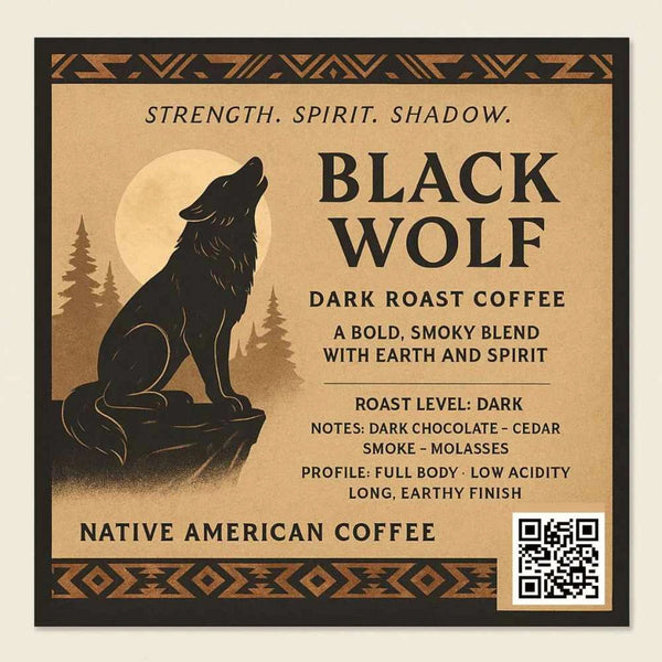 Black Wolf Dark Roast Coffee - Bold Flavor. Deep Roots. Wild Spirit.