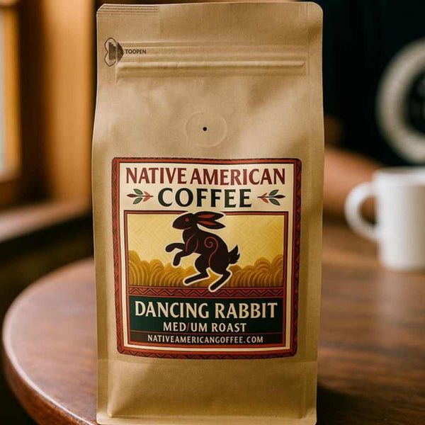 Choctaw Dancing Rabbit Coffee – Medium Roast – Freshly Roasted Native American Coffee