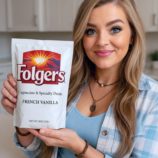Folgers Cappuccino Mix - French Vanilla 2 lbs.