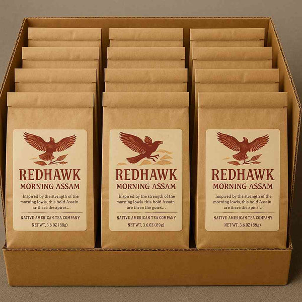 Redhawk Morning Assam – 3.5 oz Craft Bags (Case of 12) – Wholesale Loose Leaf Black Tea