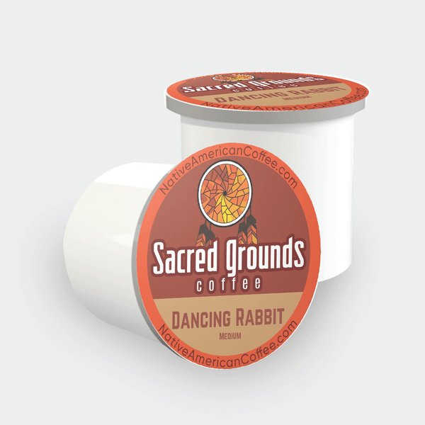 Dancing Rabbit Single Cups by Sacred Grounds