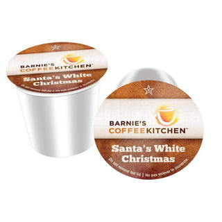 Barnie's Coffee Kitchen Coffee Single Cups - Santa's White Christmas