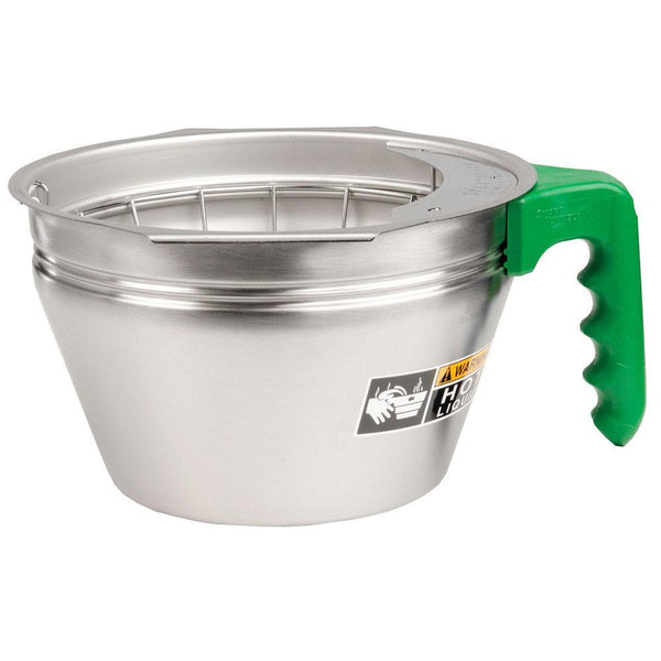 Bunn Stainless Steel Funnel with Green Handle - For Dual SH [32643.0007] - Coffee Wholesale USA
