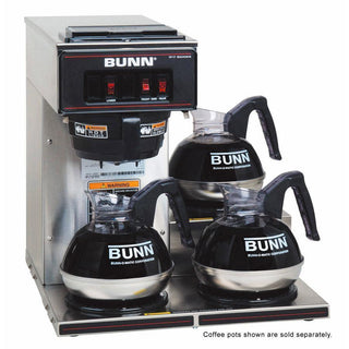 Bunn VP17-3 Pourover Coffee Brewer - Low Profile - Stainless - Coffee Wholesale USA