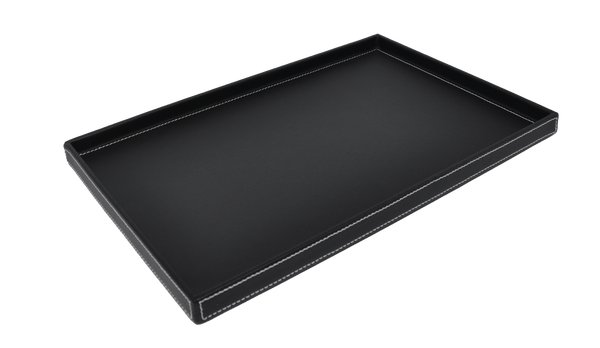 Black Leatherette Tray - PVC Tray