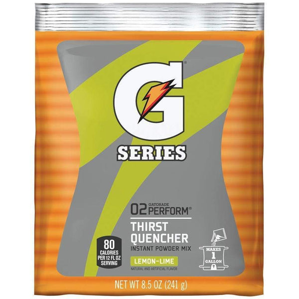 Gatorade Instant Powder Mix - Lemon Lime - 8.5oz Package (1 Gallon)