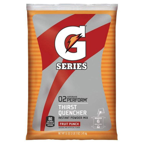 Gatorade Instant Powder Mix - Fruit Punch - 51oz Package (6 Gallon)