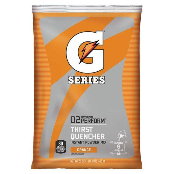 Gatorade Instant Powder Mix - Orange - 51oz Package (6 Gallon) ***CASE ONLY***