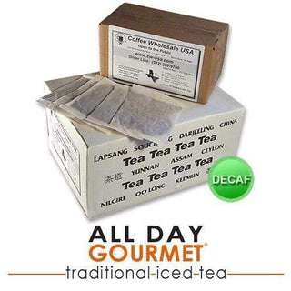All Day Gourmet Traditional Iced Tea - 1.00oz FilterPacks - DECAF - 50ct Box